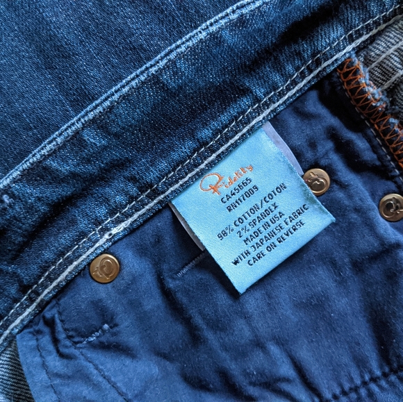 🇺🇸 Fidelity Japanese Denim Skinny Boot Jeans Made In USA - Picture 8 of 8